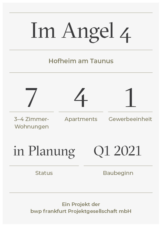 Projekt Factsheet Im Angel 4 - bwp frankfurt